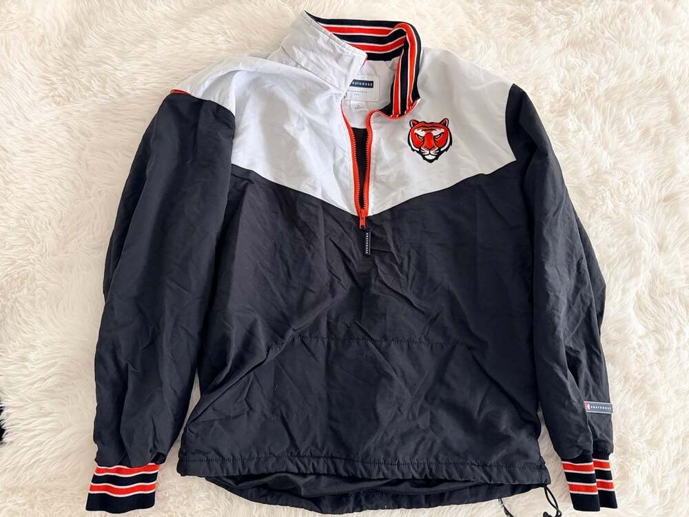 Boathouse Thayer Academy Tigers Mission Quarter-Zip Windbreaker Jacket Size M
